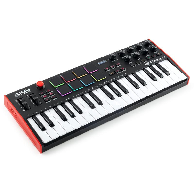 ほぼ未使用　MPK mini plus AKAK Professional MPK Mini Plus Akai Teclado Controlador - 37 Teclas - World Music